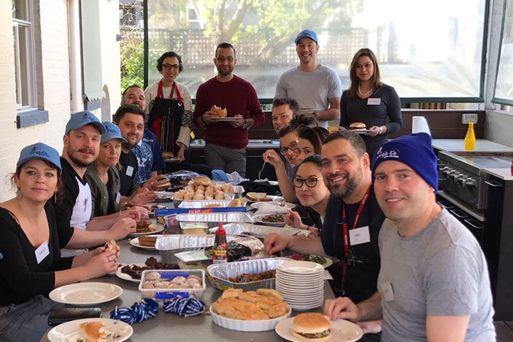 Vocus volunteers at Ronald McDonald House